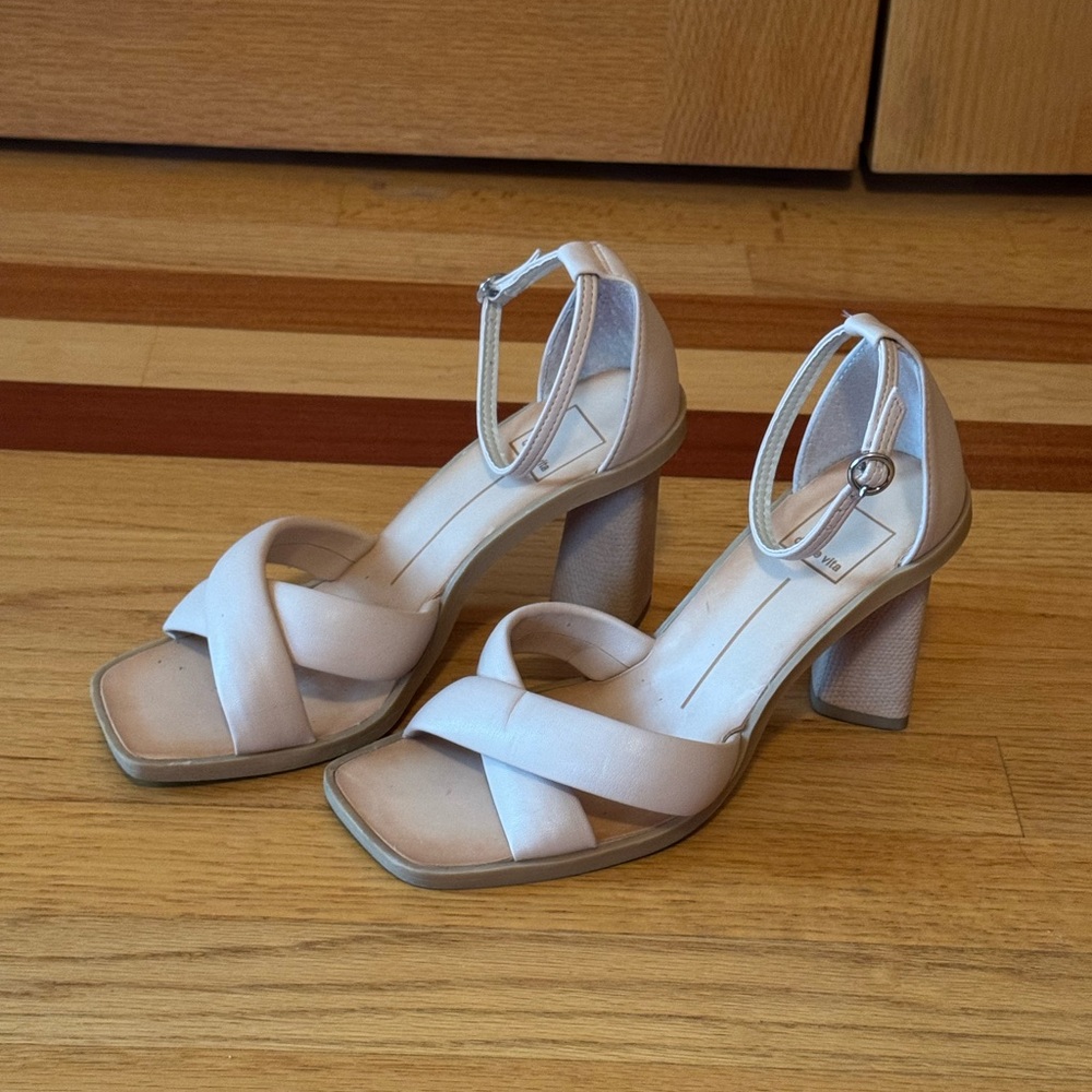 Dolce Vita Leather Heeled Sandals